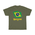 Brazil (Beijos) Lips Flag Standard Tee 1a - Unisex
