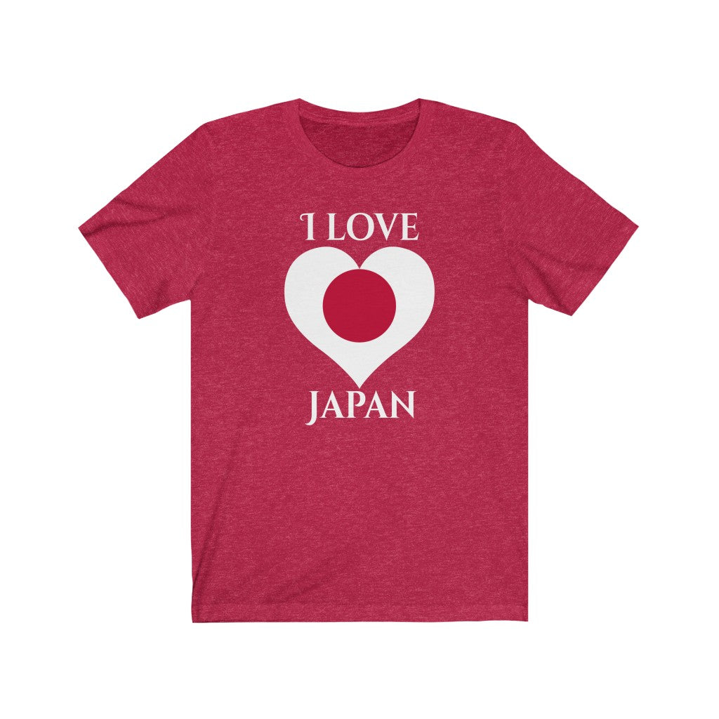 Japan Heart Flag Premium Tee 2 - Unisex