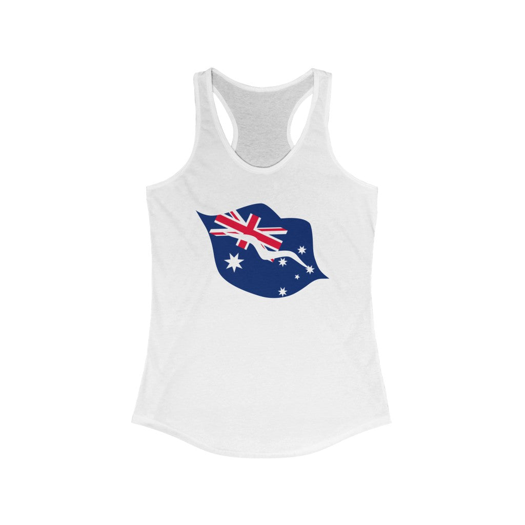 Australia Lips Flag Tank - Women