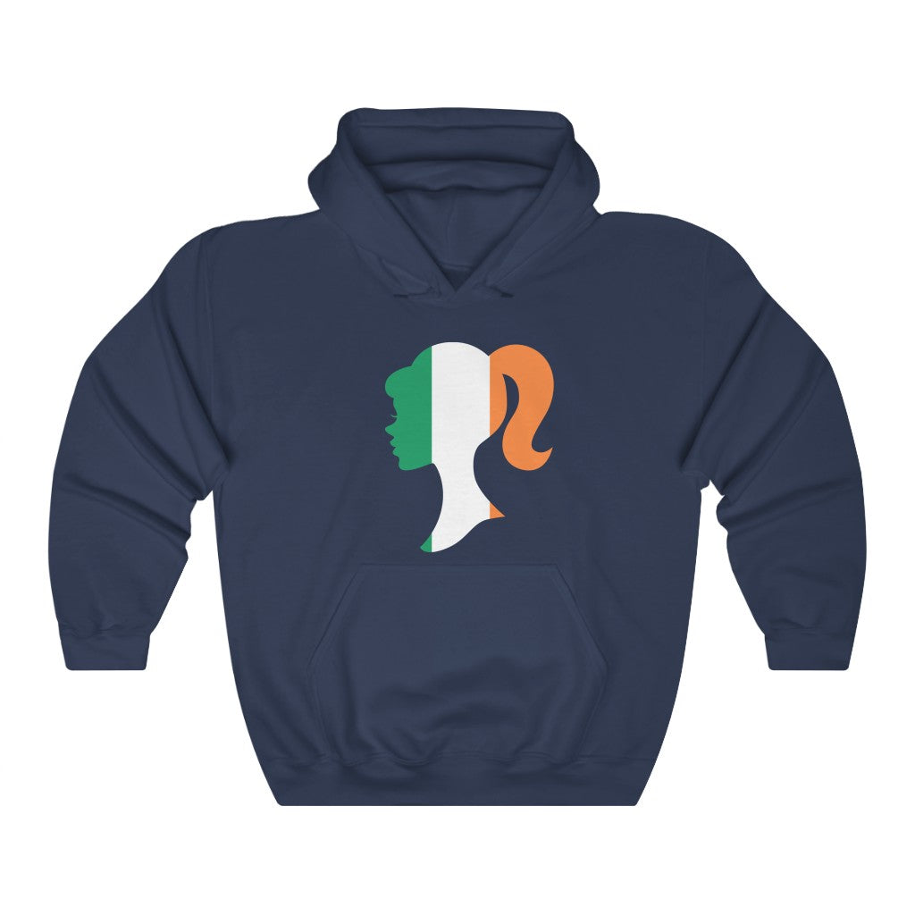 Ireland Girl Flag Hoodie Sweatshirt - Unisex