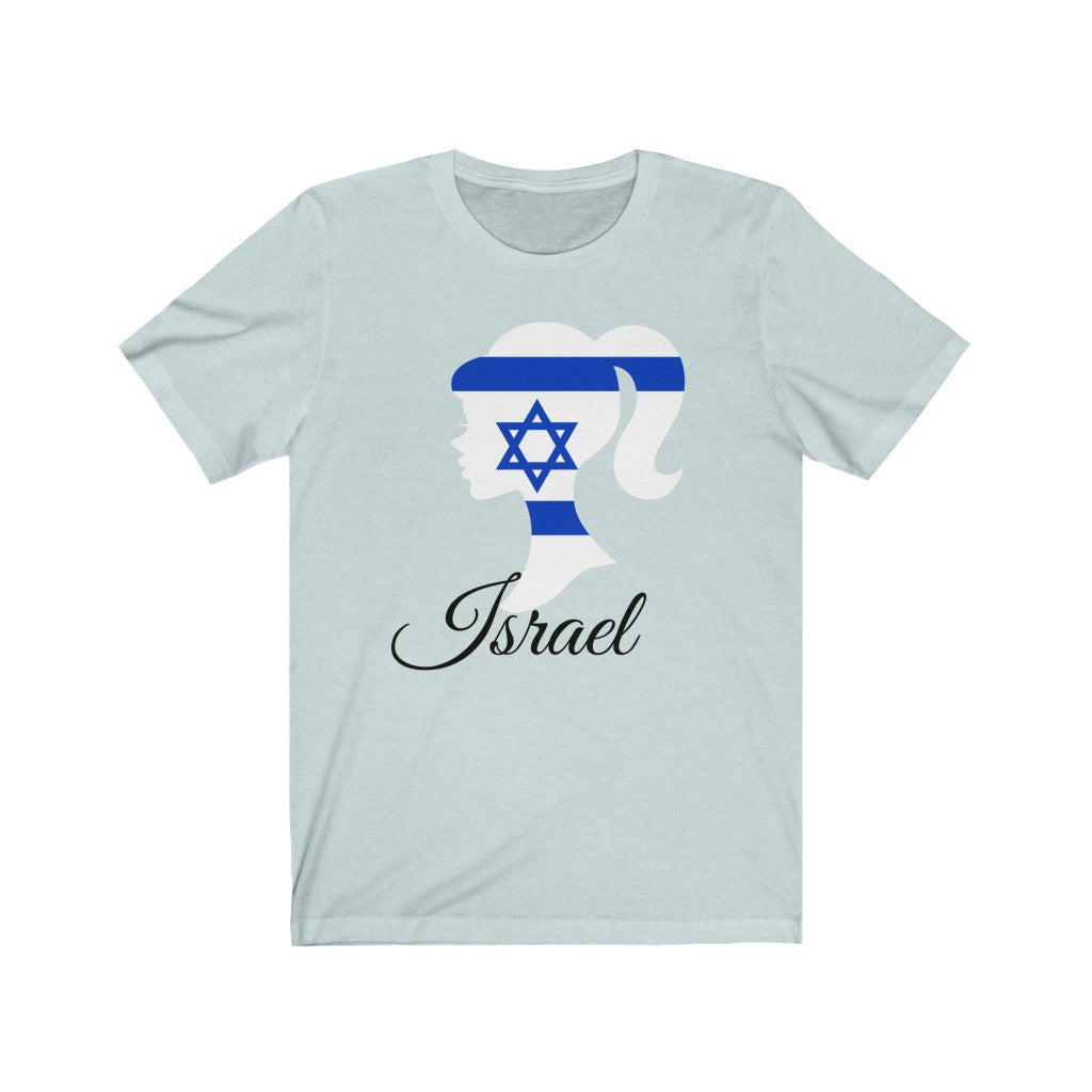 Israel Girl Flag Premium Tee 1 - Unisex