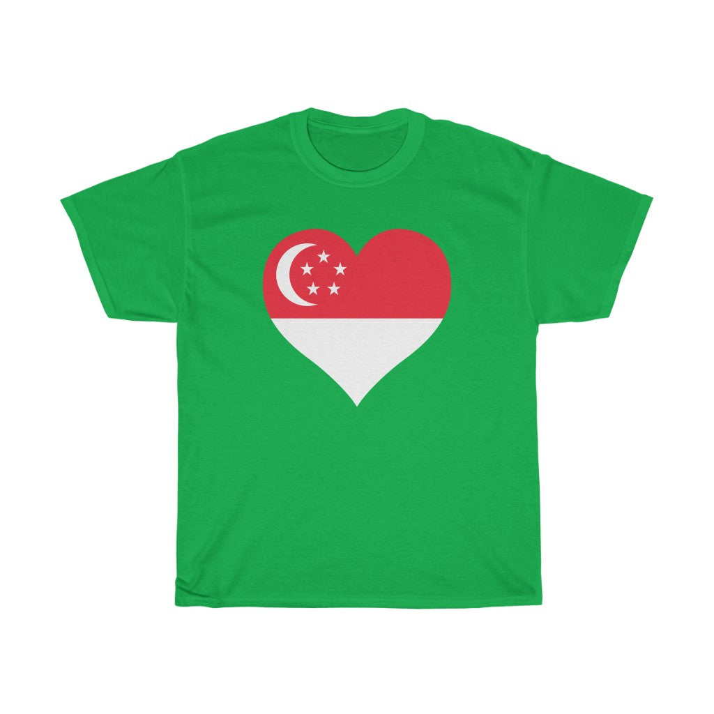 Singapore Heart Flag Standard Tee - Unisex