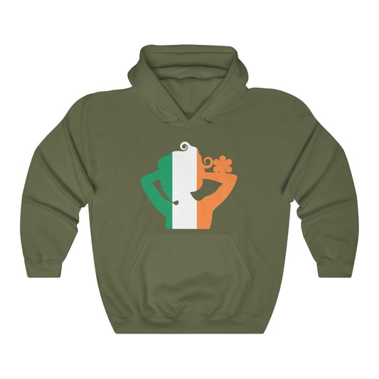 Ireland Lady Flag Hoodie Sweatshirt - Unisex