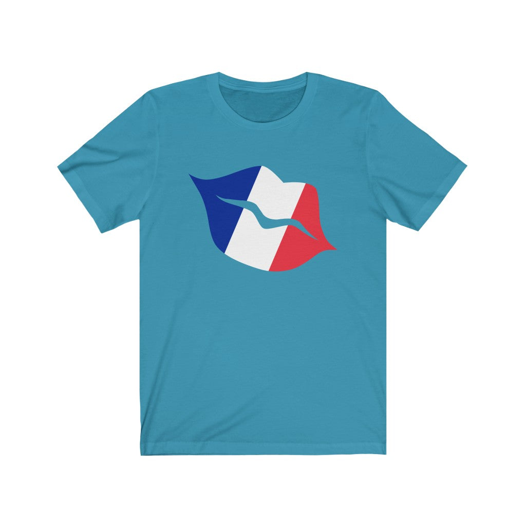France Lips Flag Premium Tee - Unisex