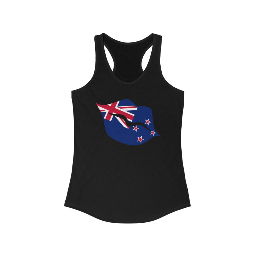 New Zealand Lips Flag Tank - Women