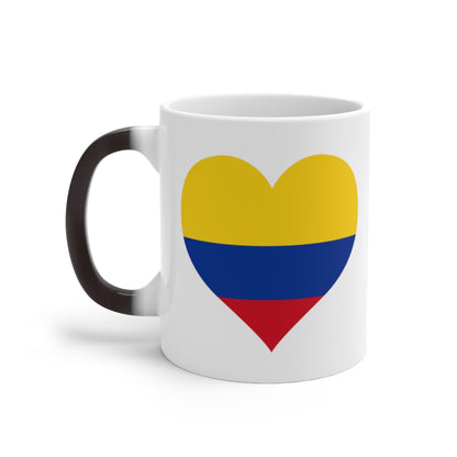 Colombia Heart Color Changing Mug