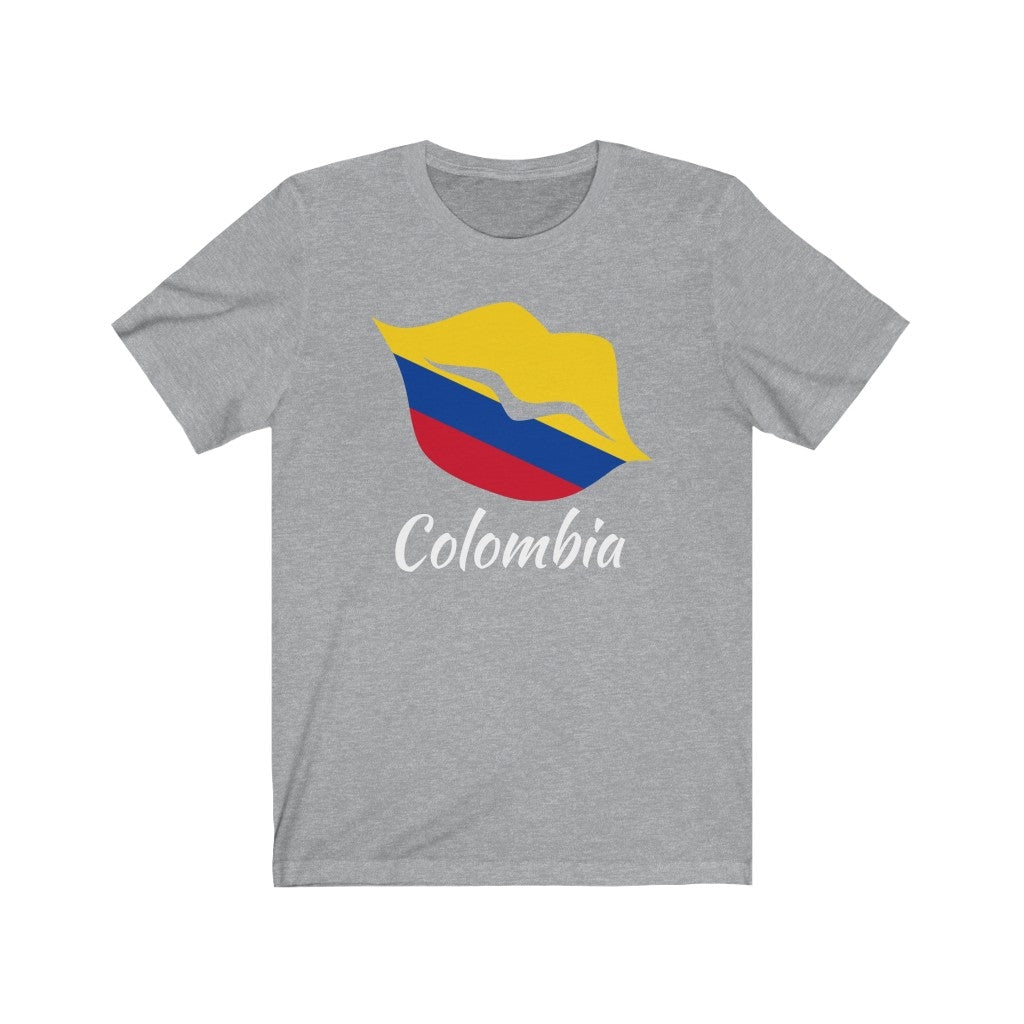 Colombia Lips Flag Premium Tee 2 - Unisex