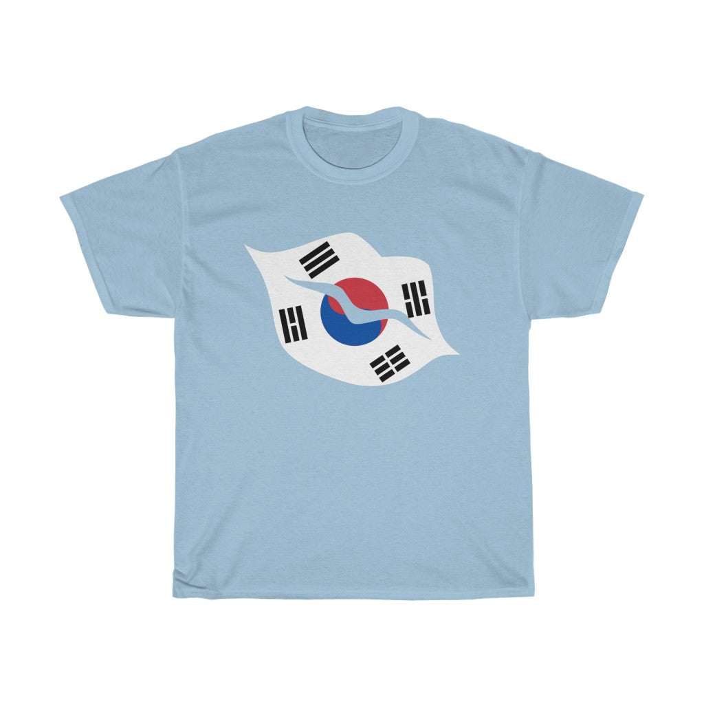South Korea Lips Flag Standard Tee - Unisex
