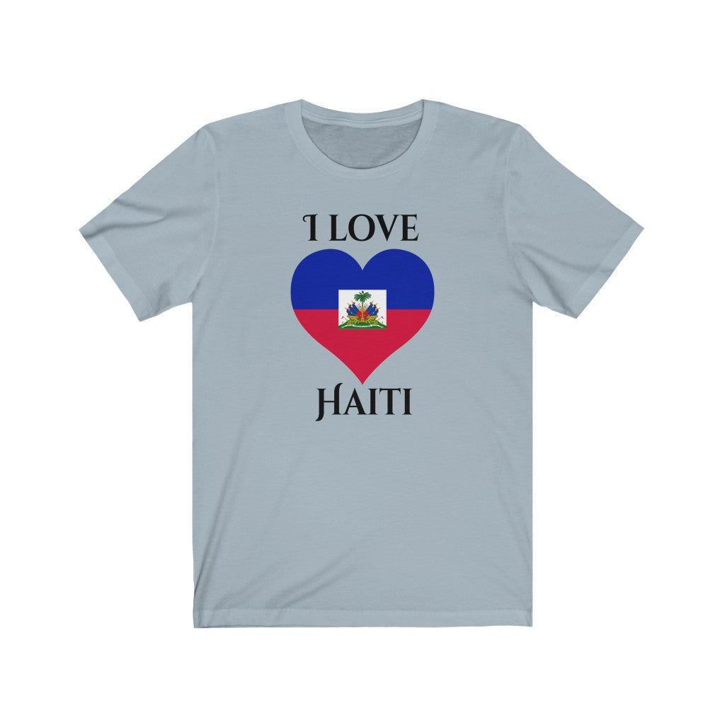 Haiti Heart Flag Premium Tee 1 - Unisex