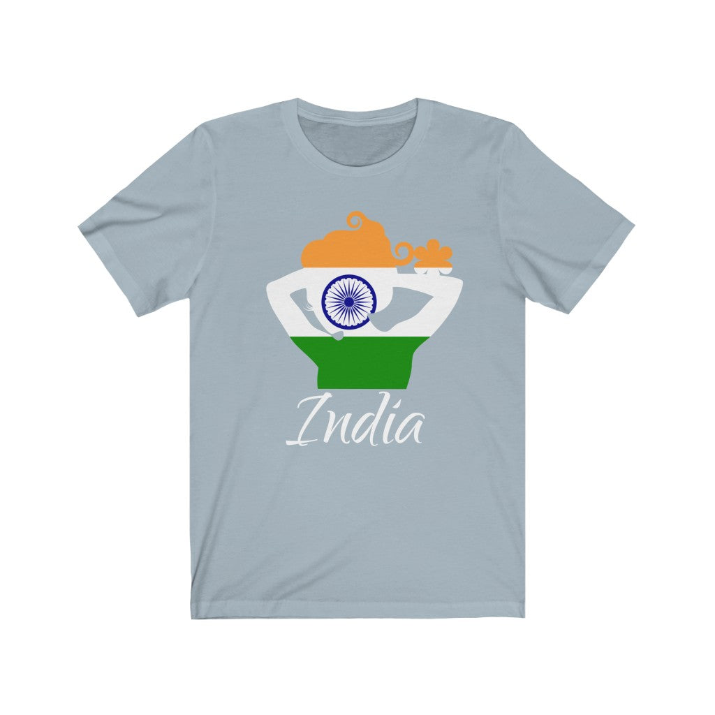 India Lady Flag Premium Tee 2 - Unisex