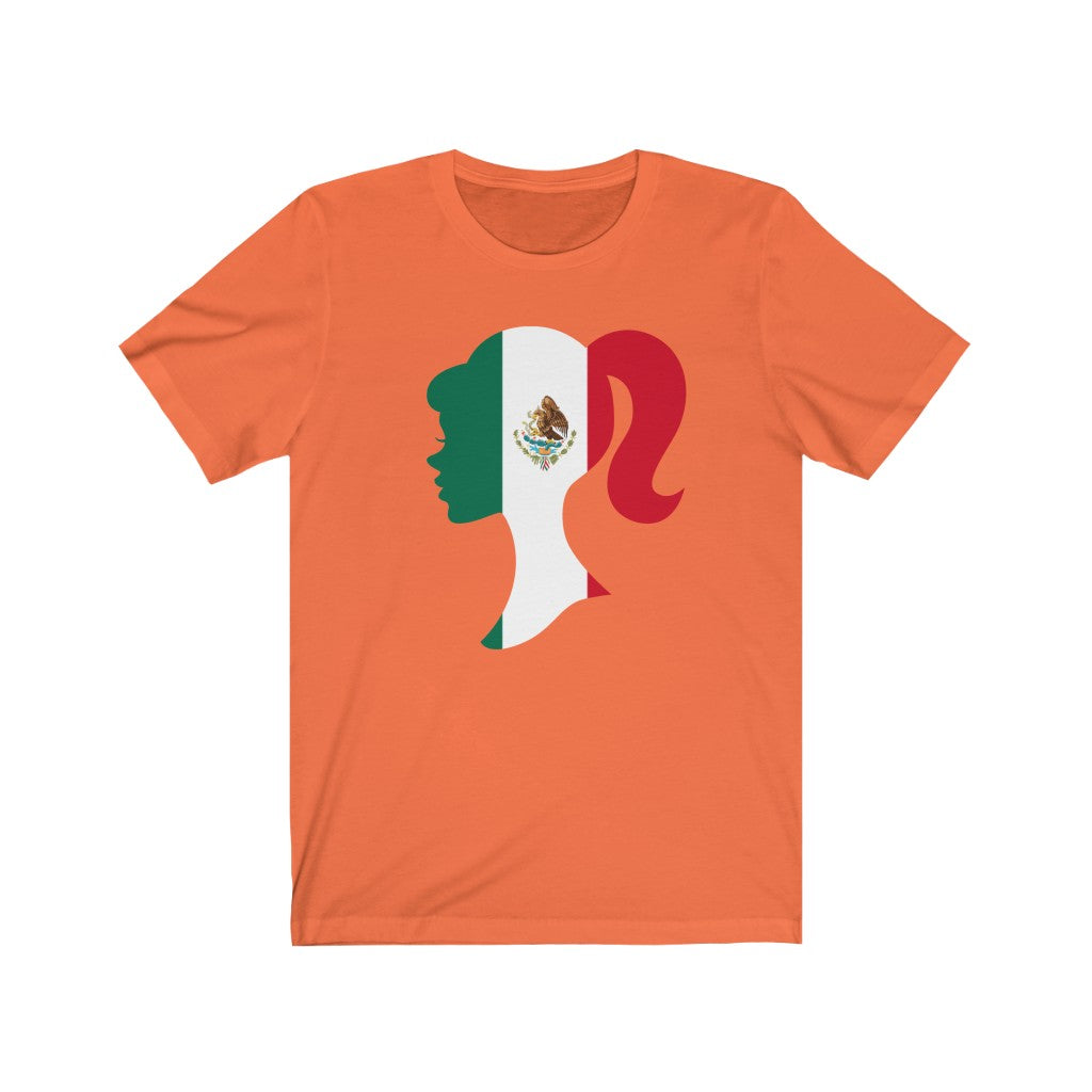 Mexico Girl Flag Premium Tee - Unisex