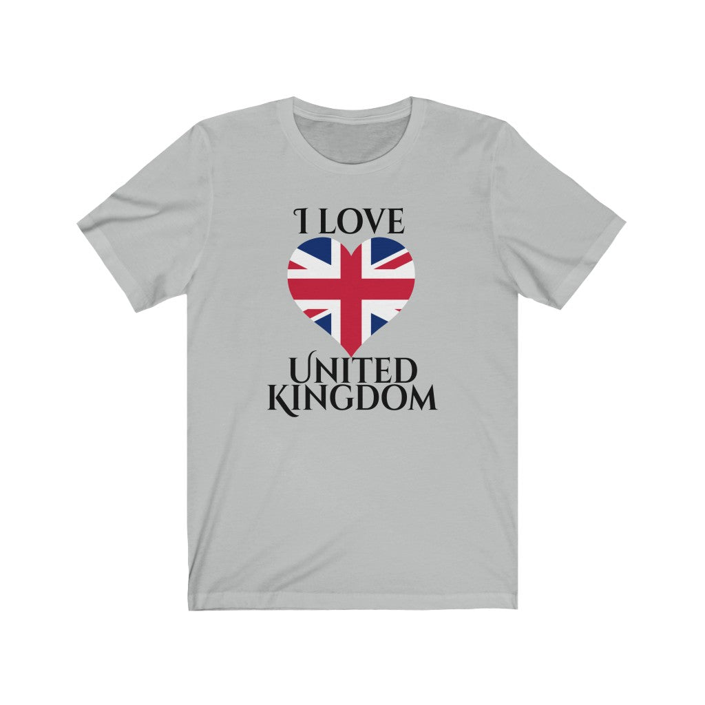 United Kingdom Heart Flag Premium Tee 1 - Unisex