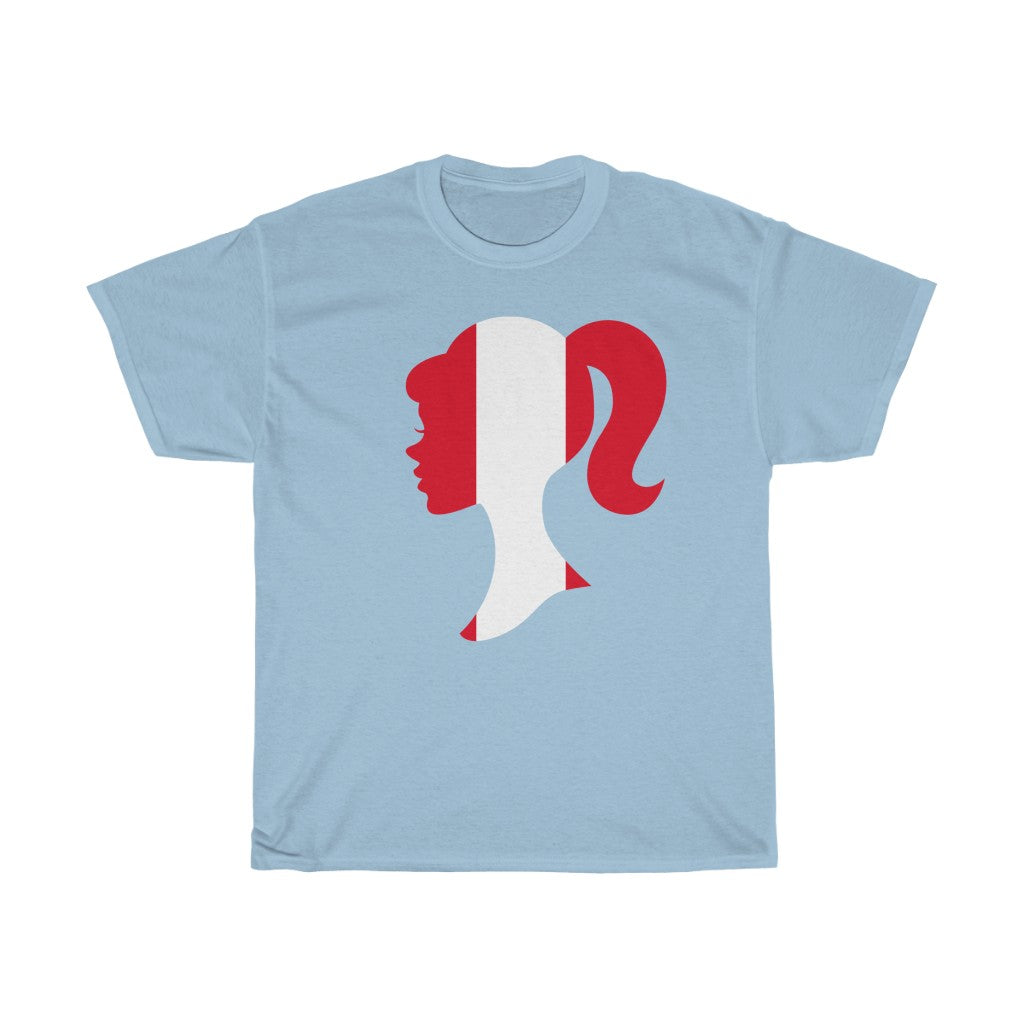 Peru Girl Flag Standard Tee - Unisex