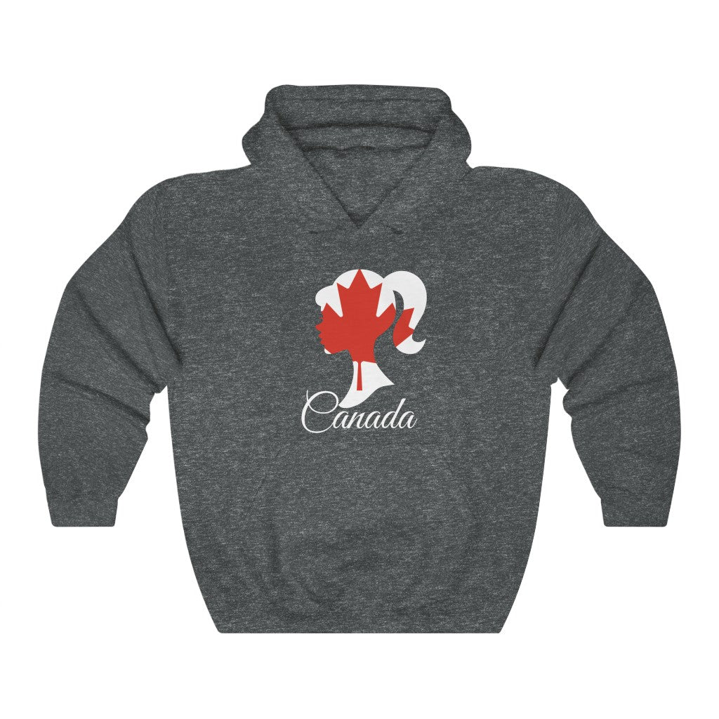 Canada Girl Flag Hoodie Sweatshirt 2 - Unisex