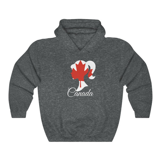 Canada Girl Flag Hoodie Sweatshirt 2 - Unisex