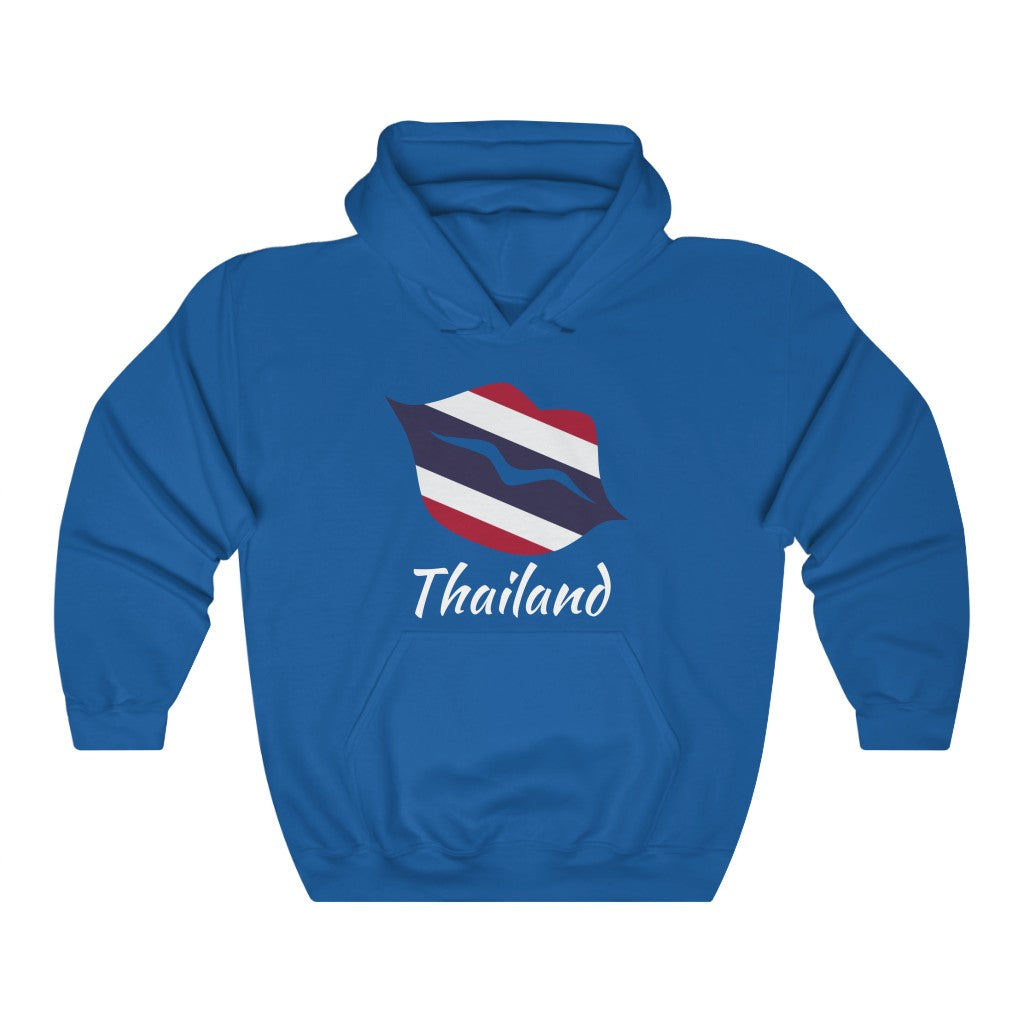 Thailand Lips Flag Hoodie Sweatshirt 2 - Unisex