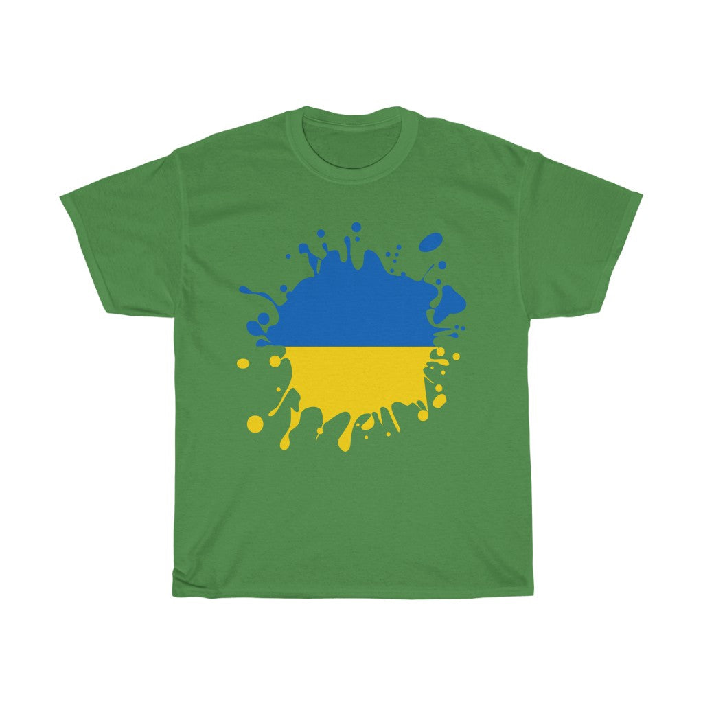 Ukraine Splat Flag Standard Tee - Unisex