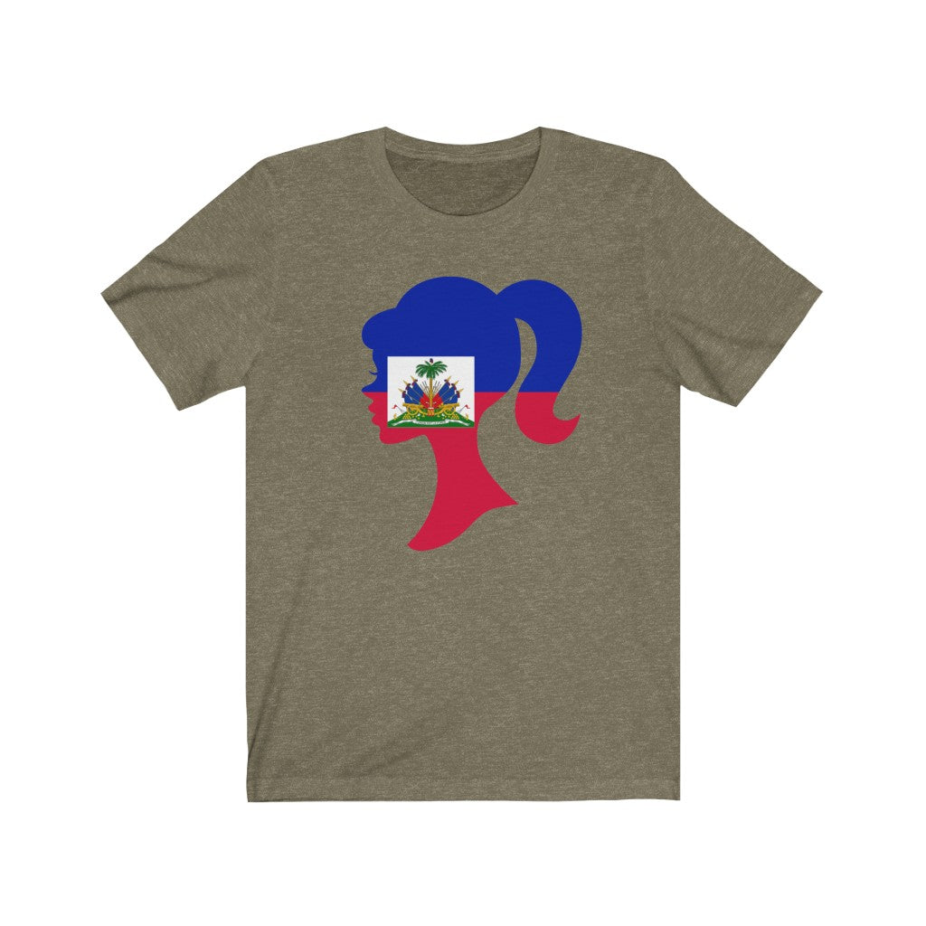 Haiti Girl Flag Premium Tee - Unisex