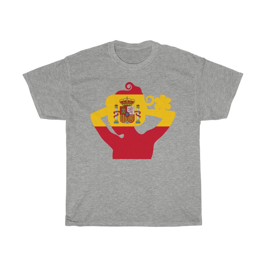 Spain Lady Flag Standard Tee - Unisex