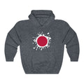 Japan Splat Flag Hoodie Sweatshirt - Unisex