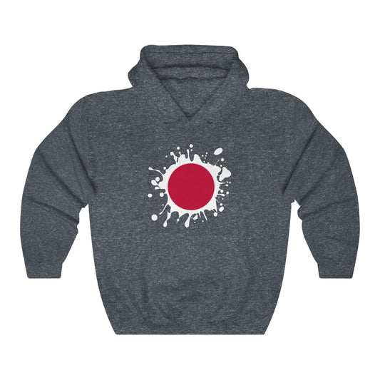 Japan Splat Flag Hoodie Sweatshirt - Unisex