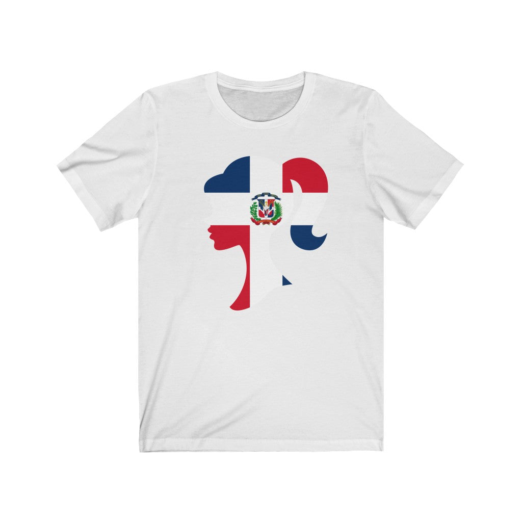 Dominican Republic Girl Flag Premium Tee - Unisex