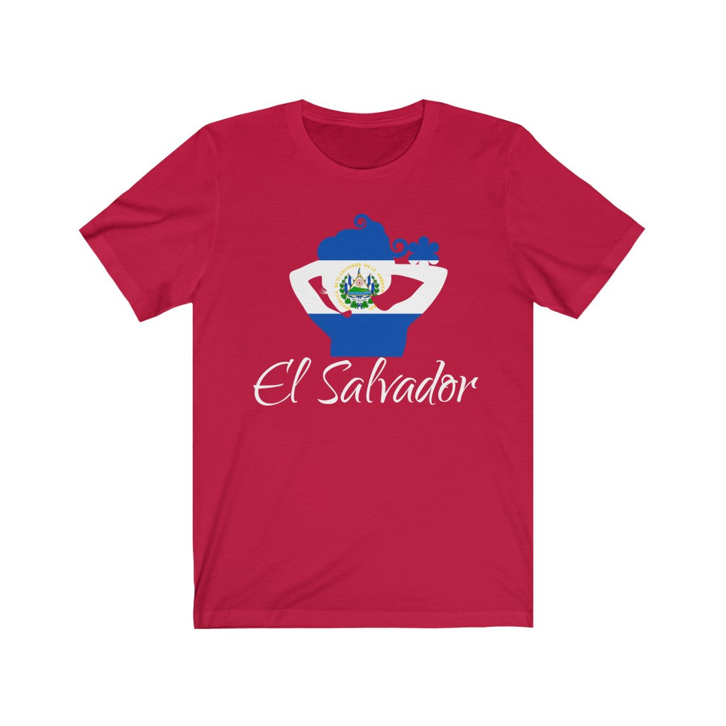 El Salvador Lady Flag Premium Tee 2 - Unisex
