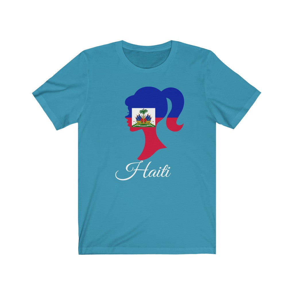 Haiti Girl Flag Premium Tee 2 - Unisex