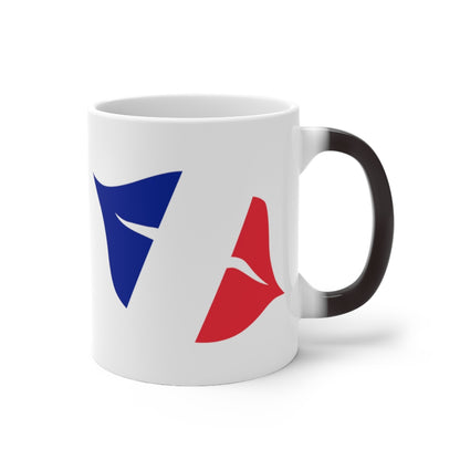 France Lips Color Changing Mug