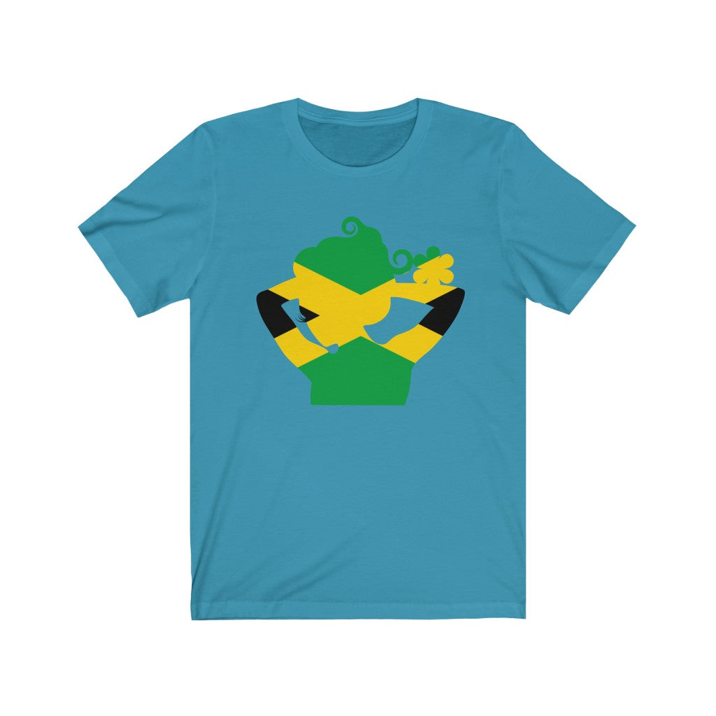 Jamaica Lady Flag Premium Tee - Unisex