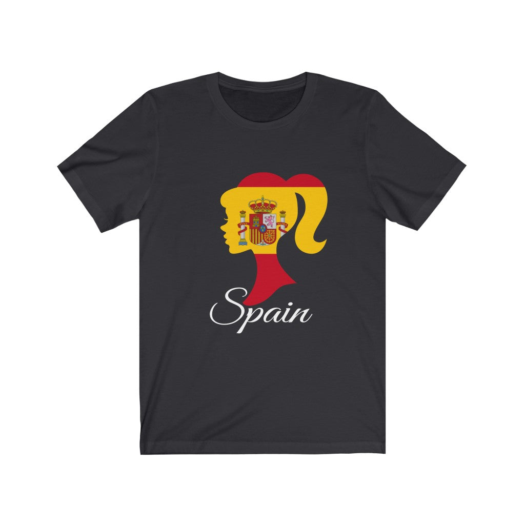 Spain Girl Flag Premium Tee 2 - Unisex