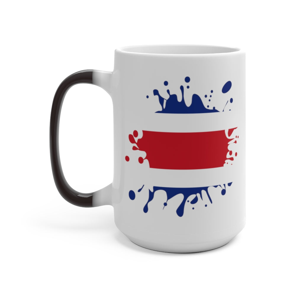 Costa Rica Splat Color Changing Mug