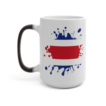 Costa Rica Splat Color Changing Mug