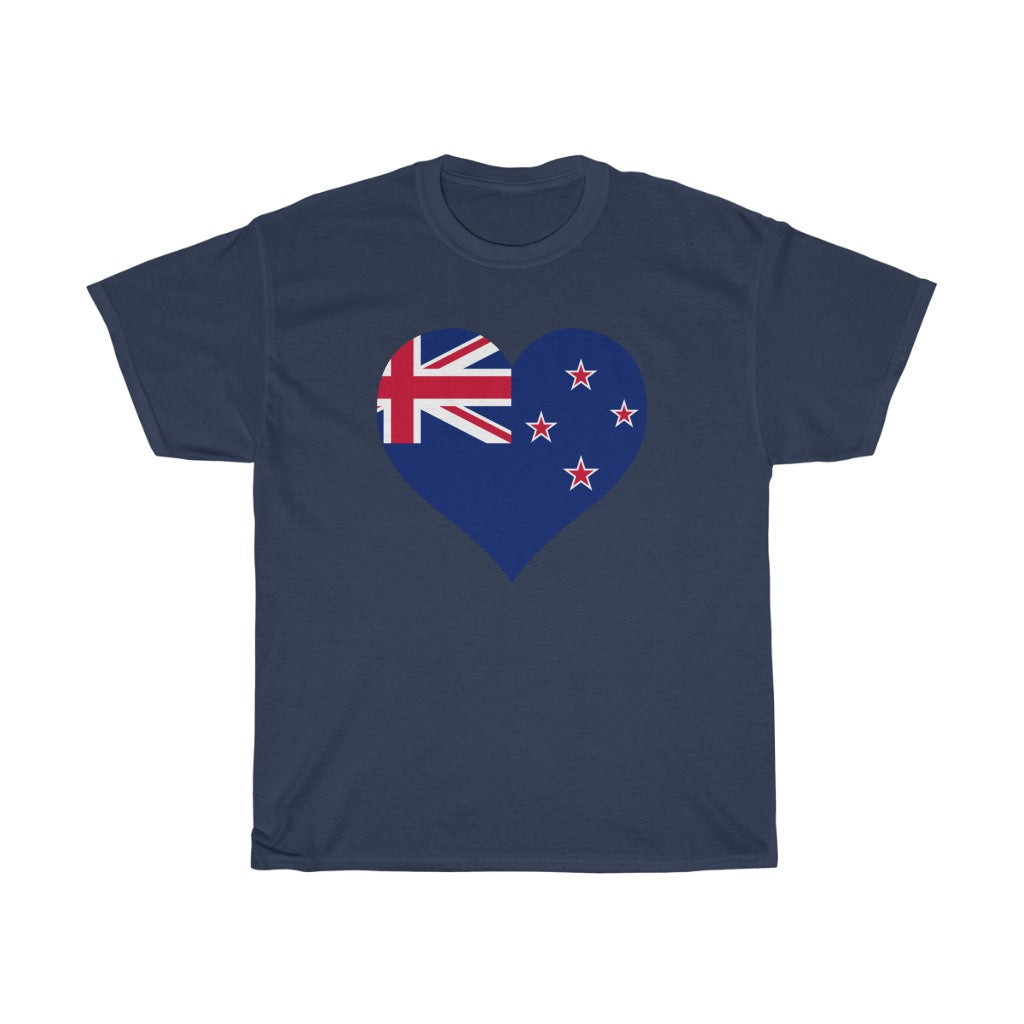 New Zealand Heart Flag Standard Tee - Unisex