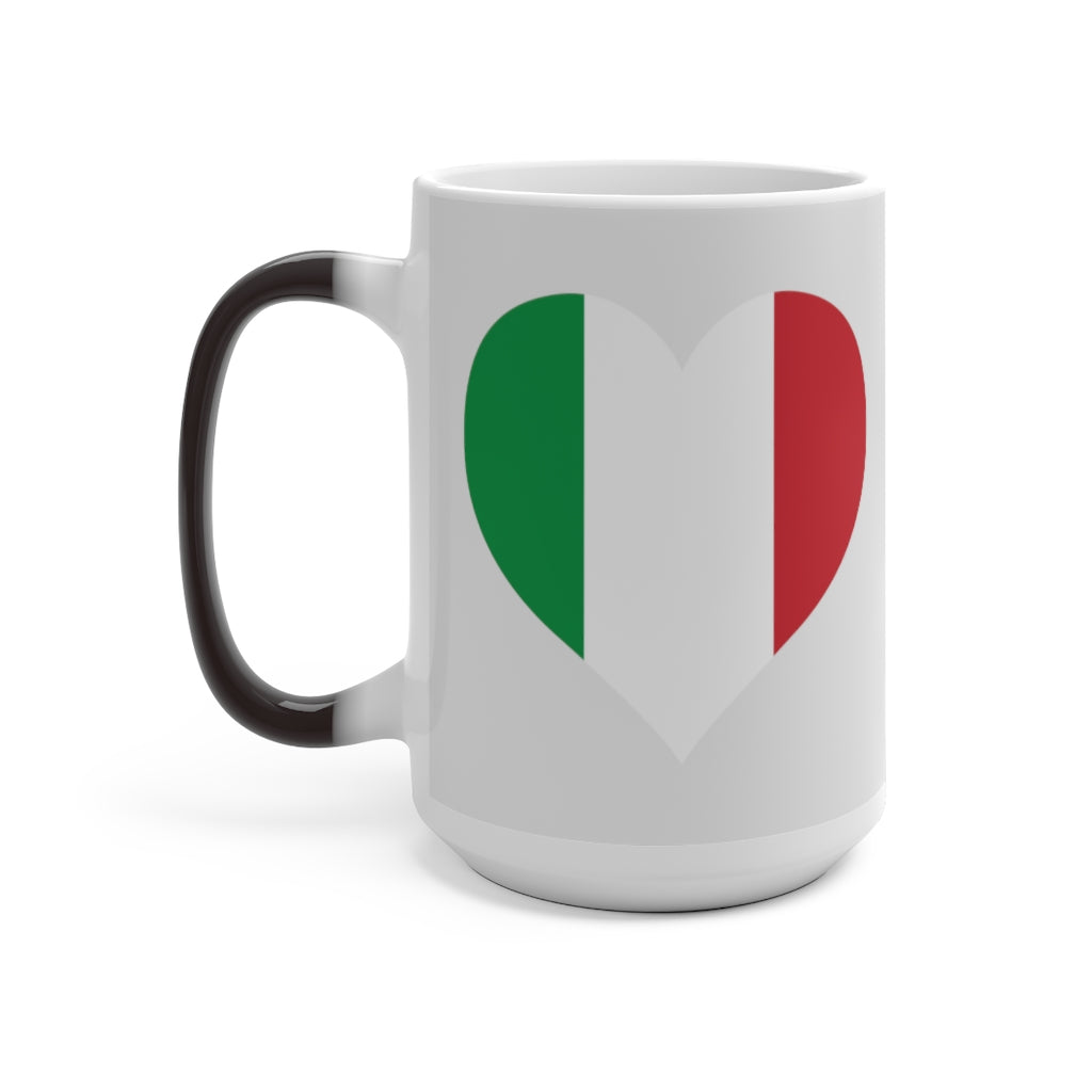 Italy Heart Color Changing Mug