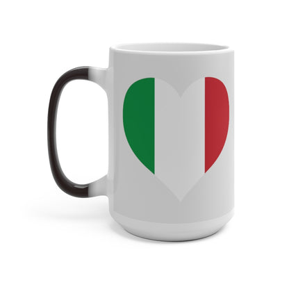 Italy Heart Color Changing Mug