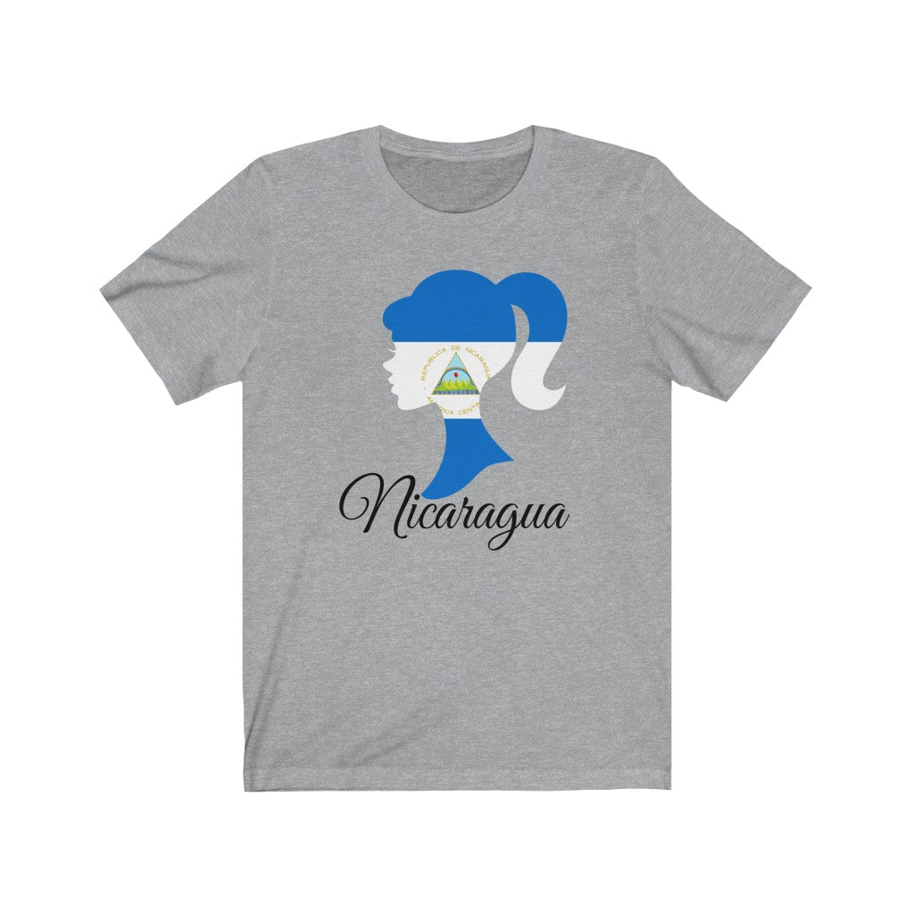 Nicaragua Girl Flag Premium Tee 1 - Unisex