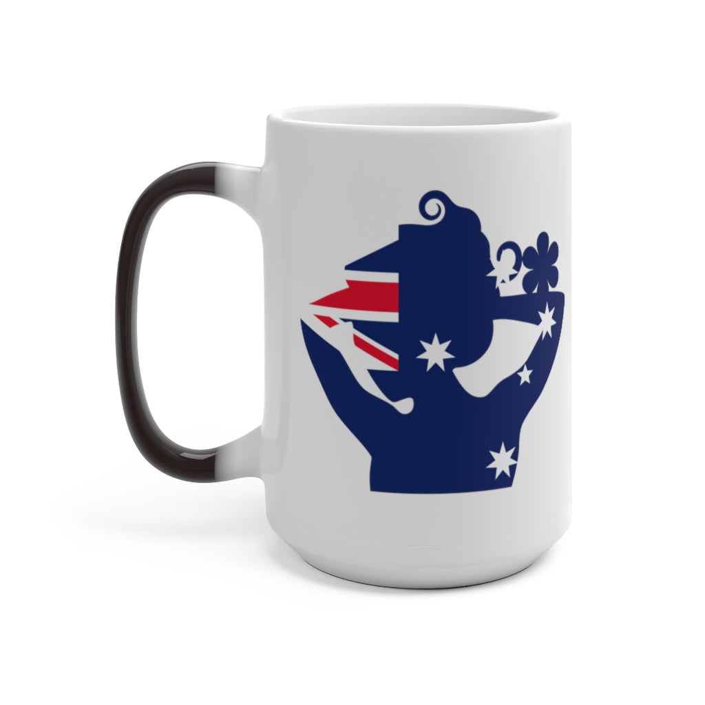 Australia Lady Color Changing Mug