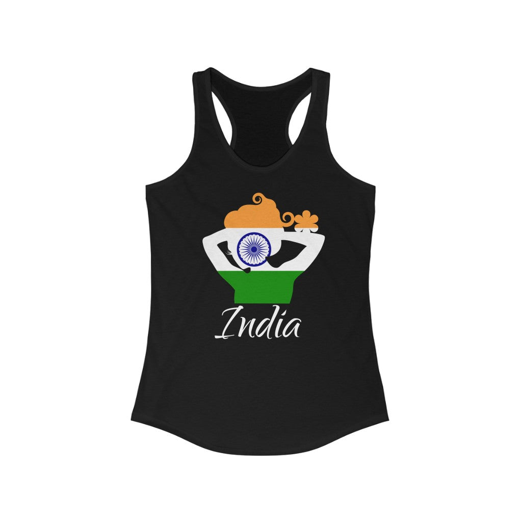 India Lady Flag Tank 2 - Women