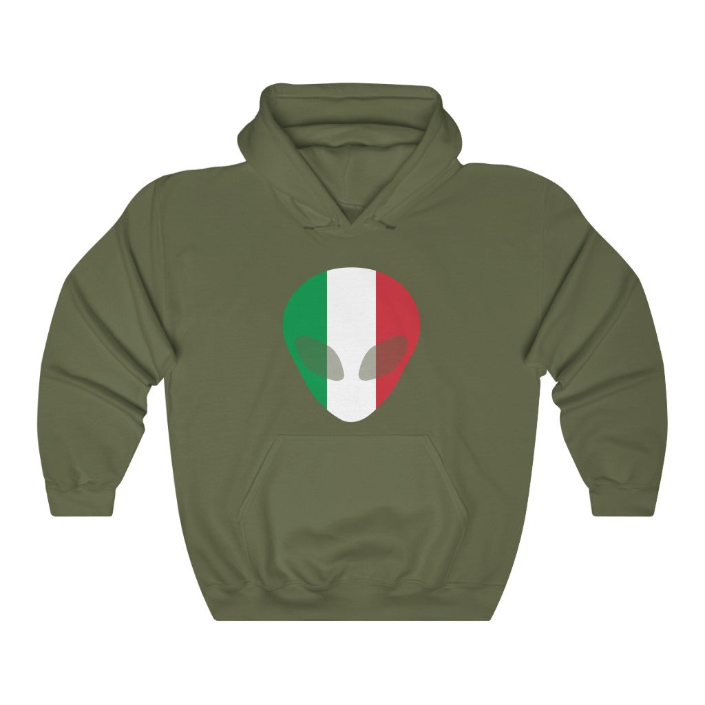 Italy Alien Flag Hoodie Sweatshirt - Unisex