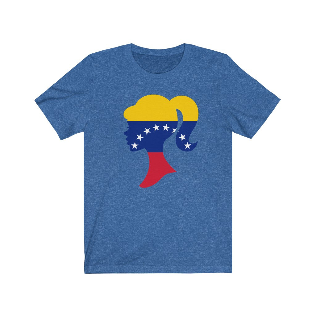 Venezuela Girl Flag Premium Tee - Unisex