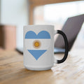 Argentina Heart Color Changing Mug