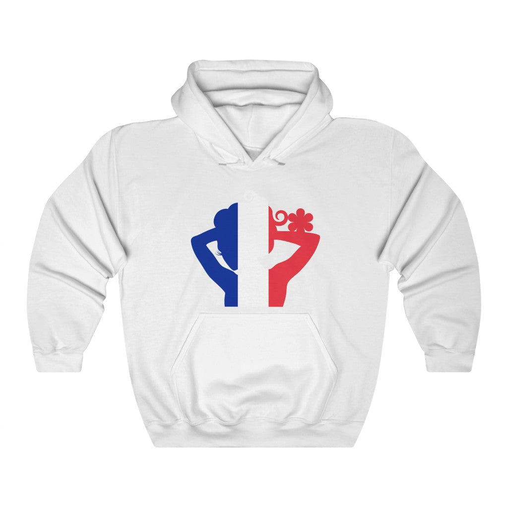 France Lady Flag Hoodie Sweatshirt - Unisex