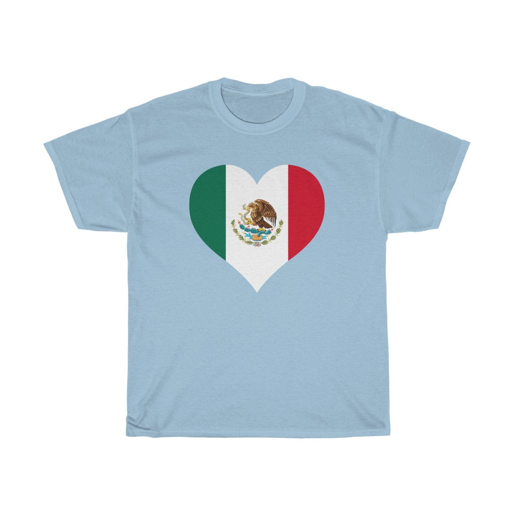 Mexico Heart Flag Standard Tee - Unisex