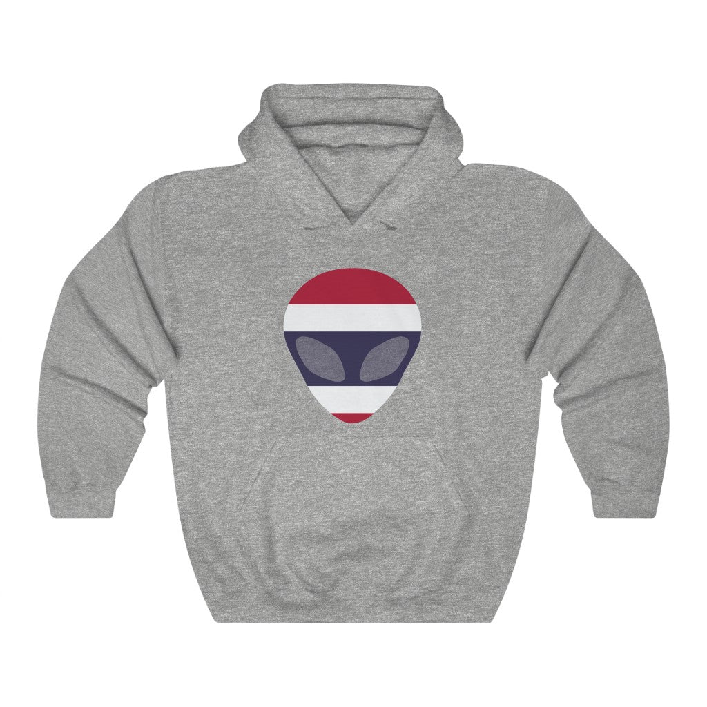 Thailand Alien Flag Hoodie Sweatshirt - Unisex