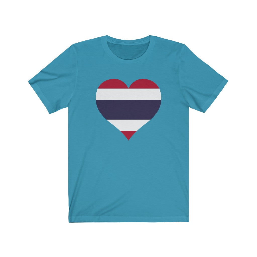 Thailand Heart Flag Premium Tee - Unisex