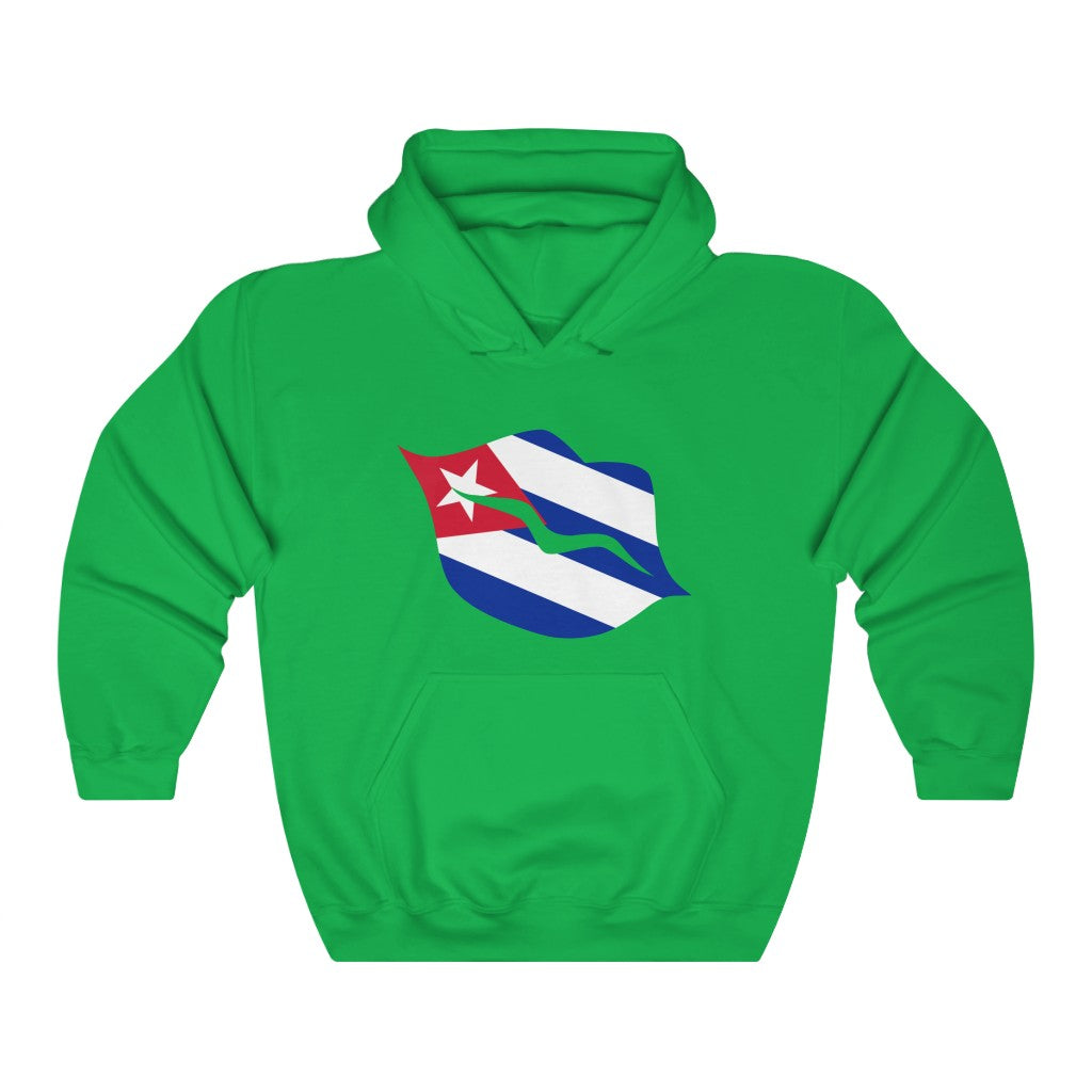 Cuba Lips Flag Hoodie Sweatshirt - Unisex