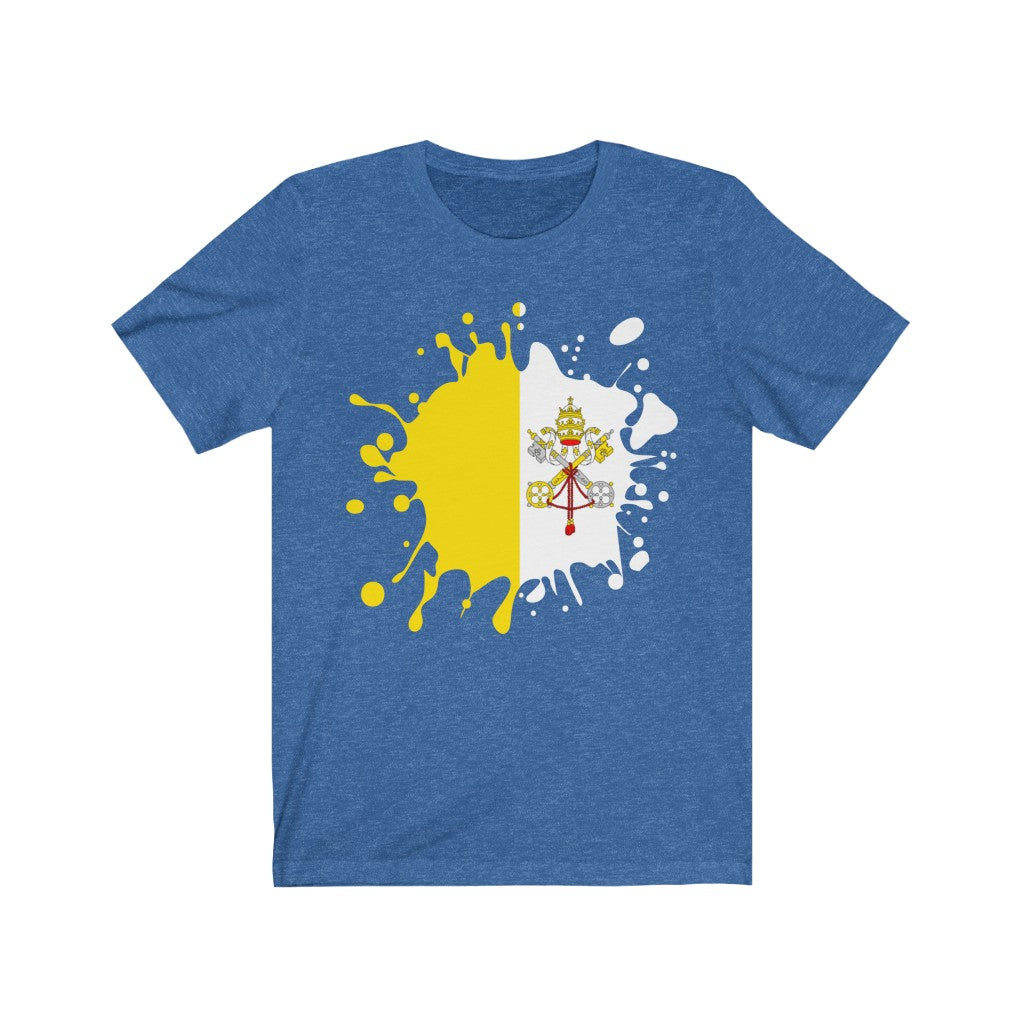 Holy See Splat Flag Premium Tee - Unisex