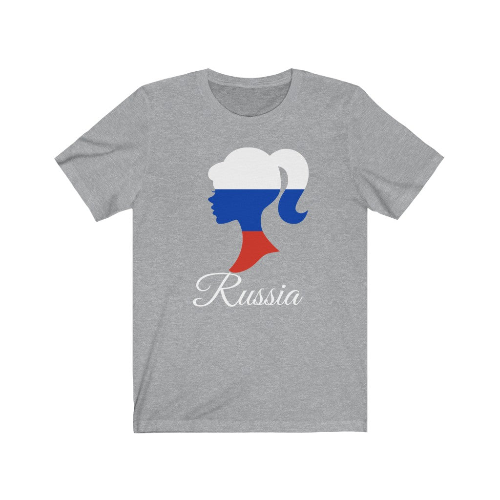 Russia Girl Flag Premium Tee 2 - Unisex