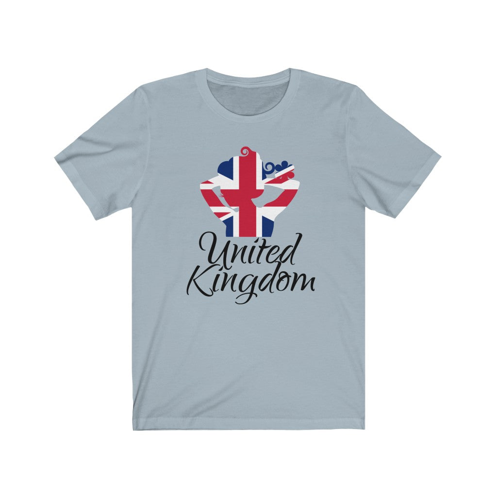 United Kingdom Lady Flag Premium Tee 1 - Unisex
